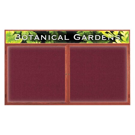 United Visual Products Open Faced Traditional Rounded Corkboard UV641ARC-SATIN-APRICOT